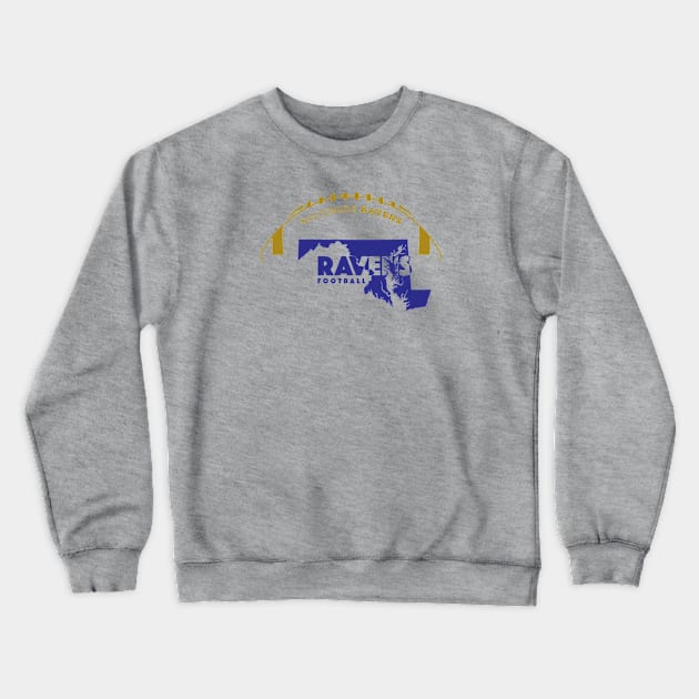 Baltimore Ravens Crewneck Sweatshirt by Crome Studio